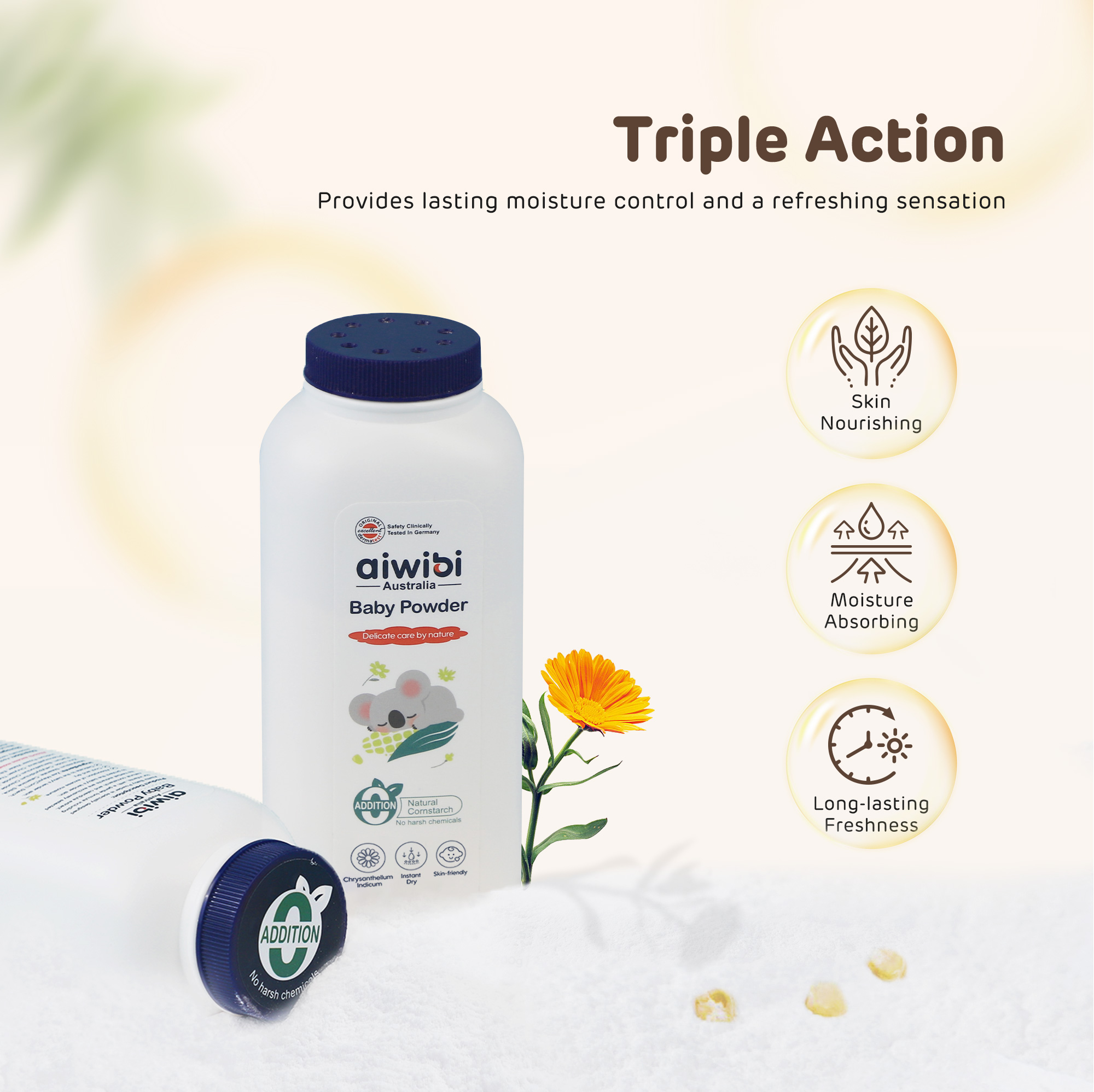 Poudre pour bébé (140g/200g)