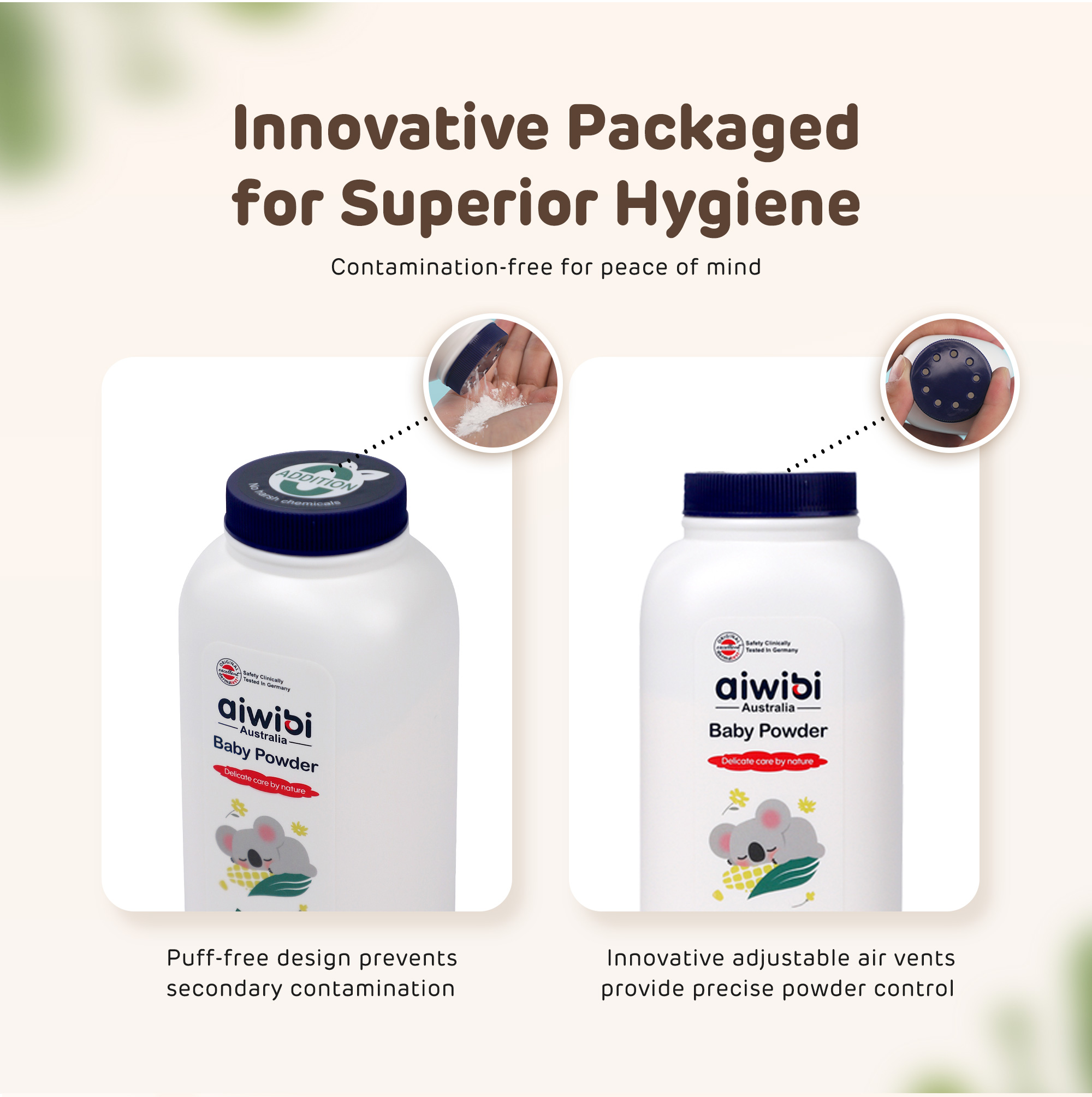 Poudre pour bébé (140g/200g)