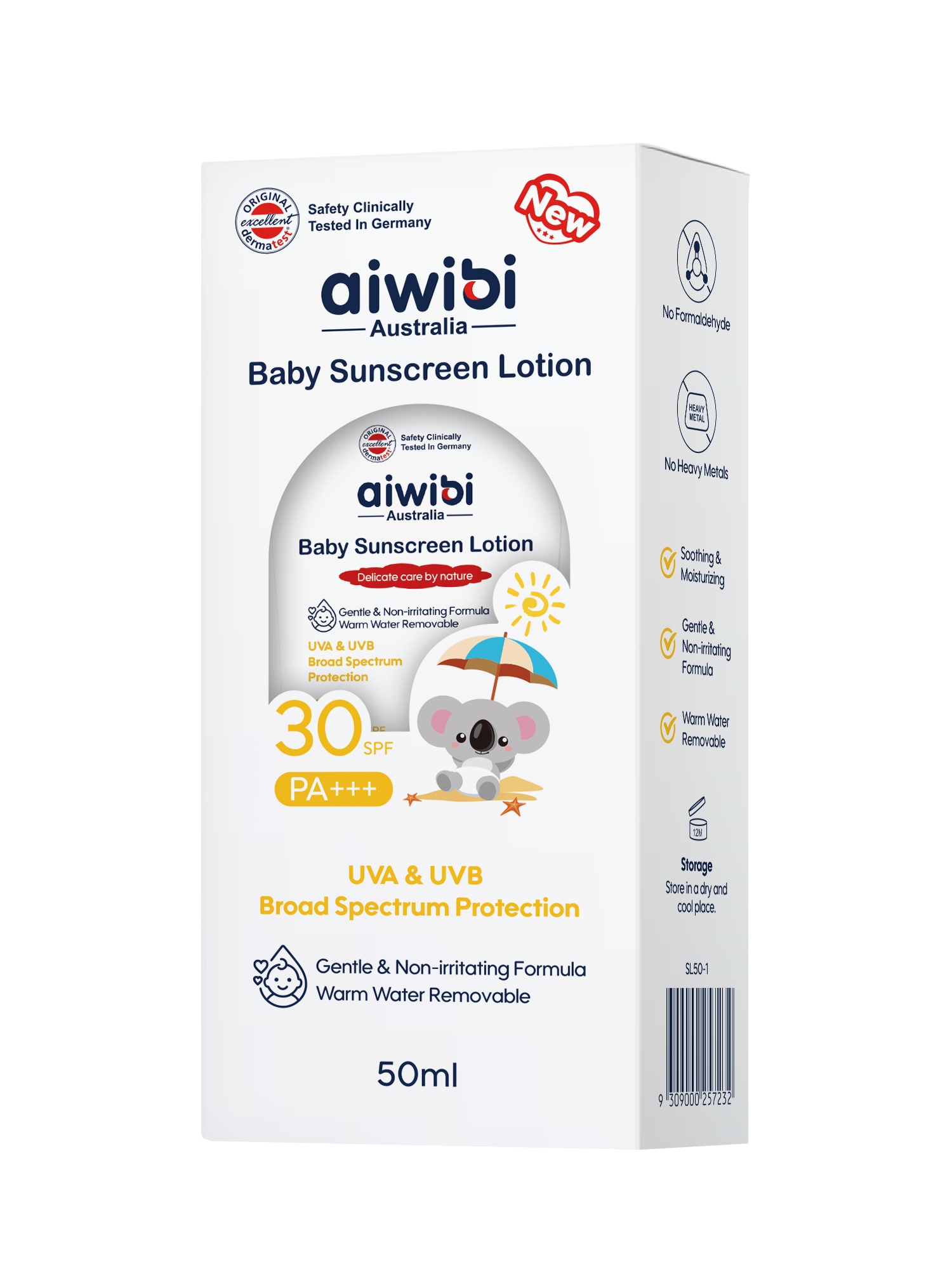 Crème solaire pour bébé (50ml)